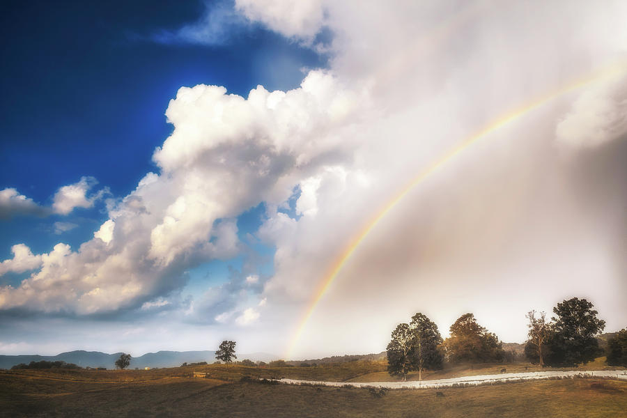 Landscape Photograph - Preceding Rainbow by Jim Love