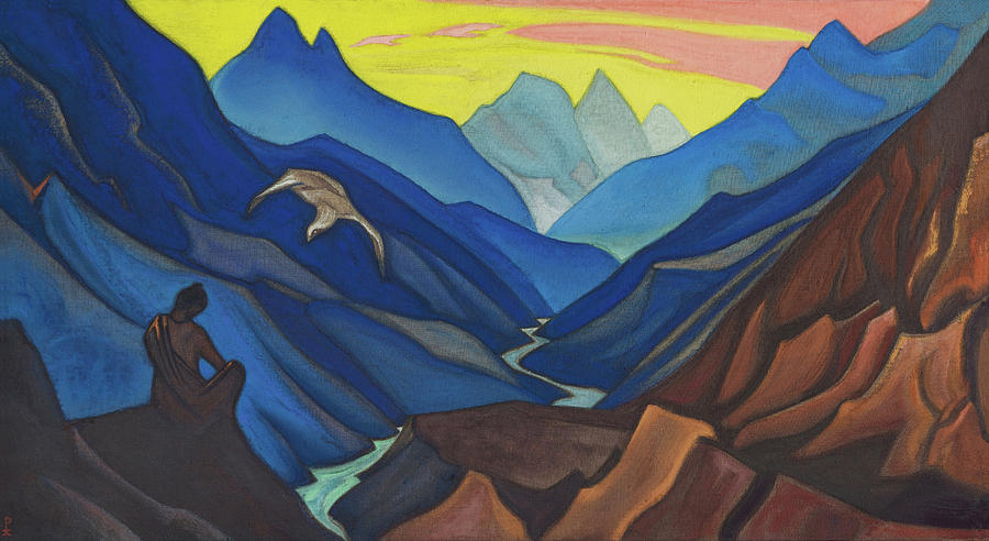 Nicholas Roerich Painting - Precept of the Teacher by Nicholas Roerich