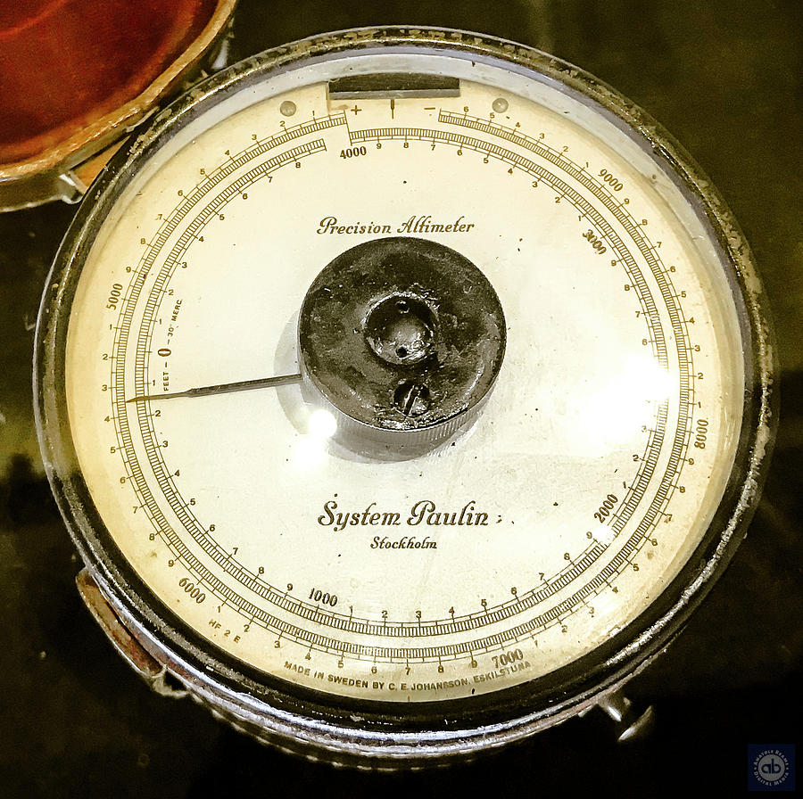 Precision aneroid altimeter Photograph by Anatole Beams