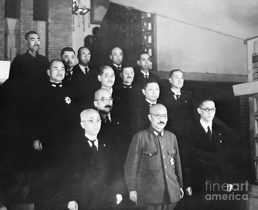 Premier Tojos Cabinet Photograph by Bettmann