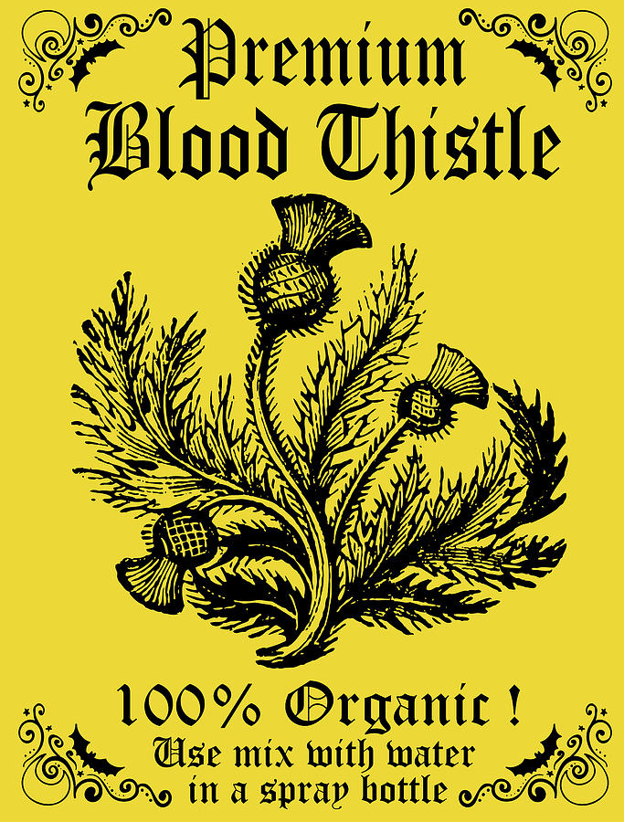 Premium Blood Thistle Digital Art by Long Shot