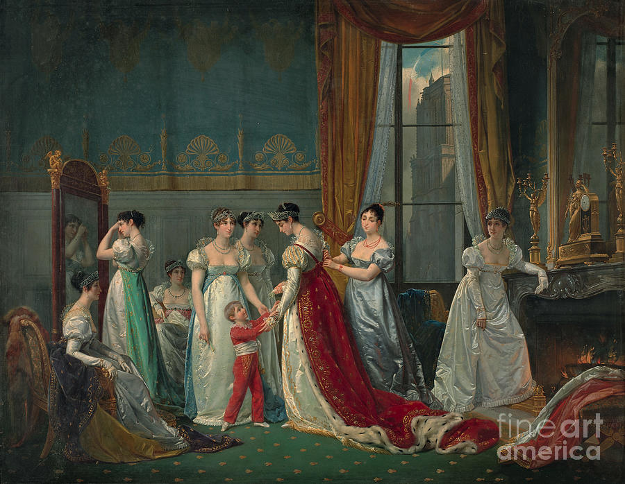 Preparation For The Coronation Drawing by Heritage Images