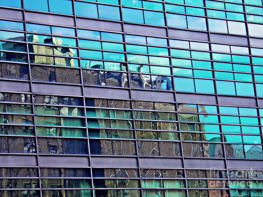 Architecture Photograph - Presbyterian Hospital in Reflection    by Sarah Loft