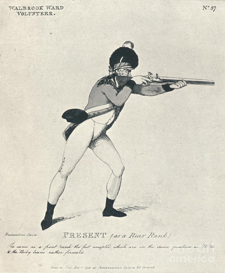 Present As A Rear Rank, 1798 1909 Drawing by Print Collector