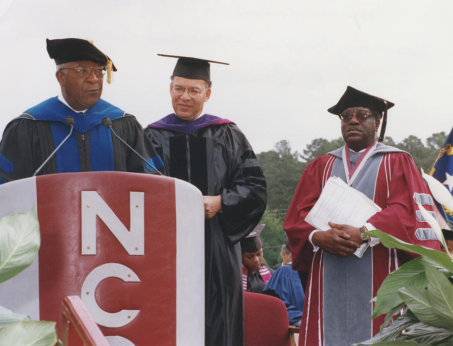 Presentation Of Honorary Degree To Man Photograph by North Carolina Central University