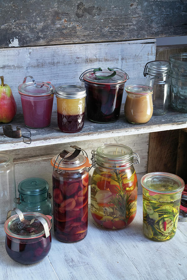 Preserved Fruit And Vegetables Photograph by Stockfood Studios /  Oliver Brachat