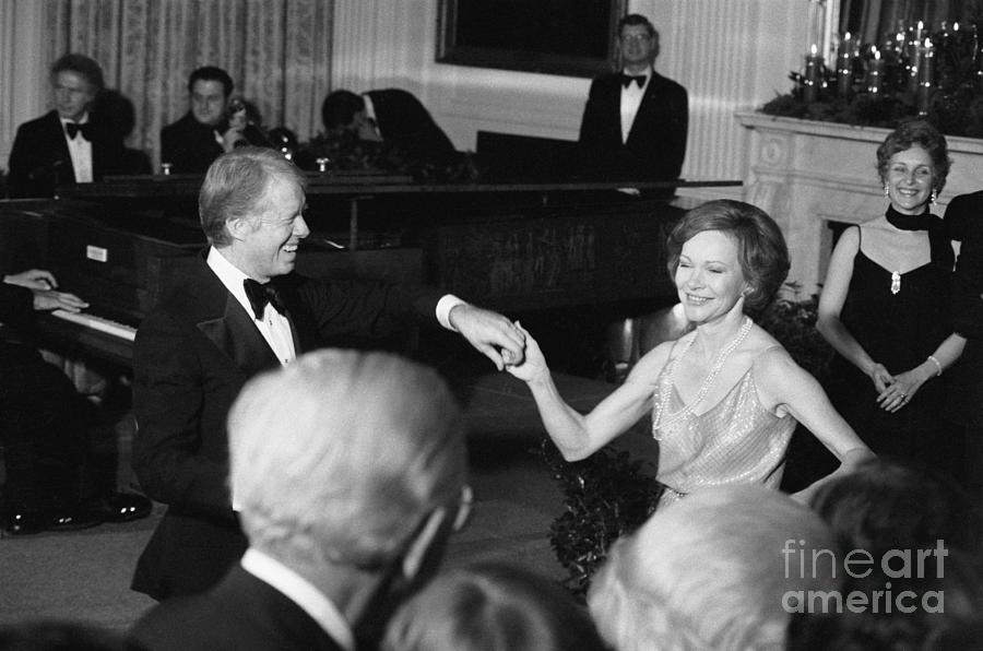 President And Mrs Carter Dance Photograph By Bettmann