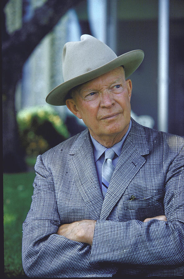President Dwight D. Eisenhower Photograph by Ed Clark