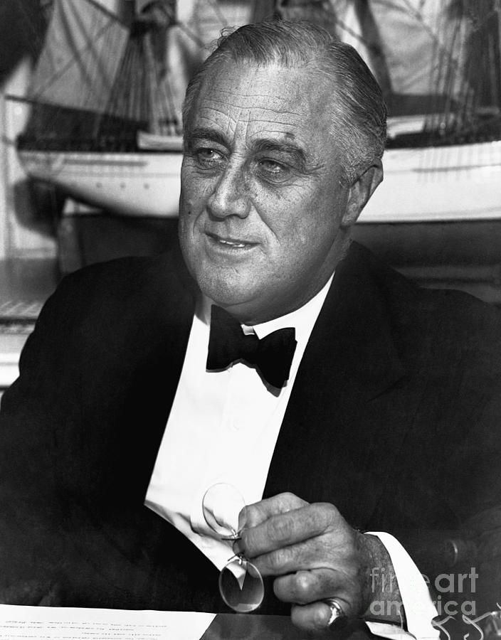 President Franklin Roosevelt Photograph by Bettmann