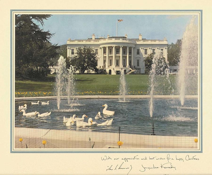 President John F. Kennedy and Jaqueline Kennedy Signed Christmas Card