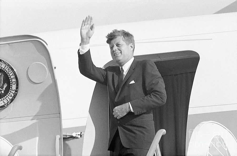 President John F. Kennedy Leaving Berlin Photograph by Bettmann