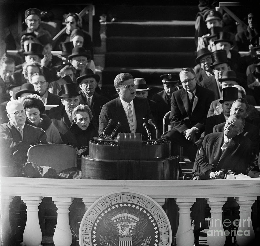 President Kennedy Delivering Photograph by Bettmann
