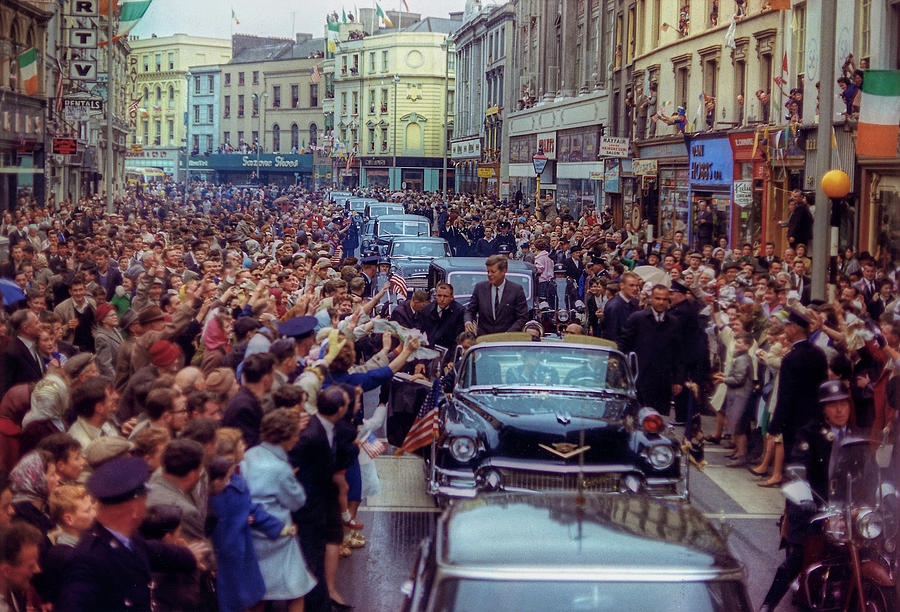 President Kennedys Trip To Dublin 1963 Photograph by Mountain Dreams