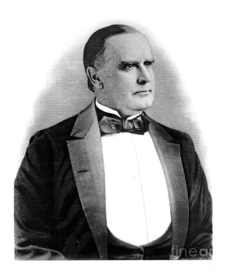 President Mckinley, 1901 Drawing by Print Collector