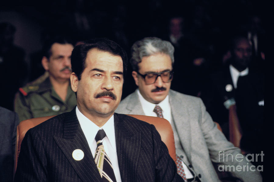 President Of Iraq Saddam Hussein Photograph by Bettmann