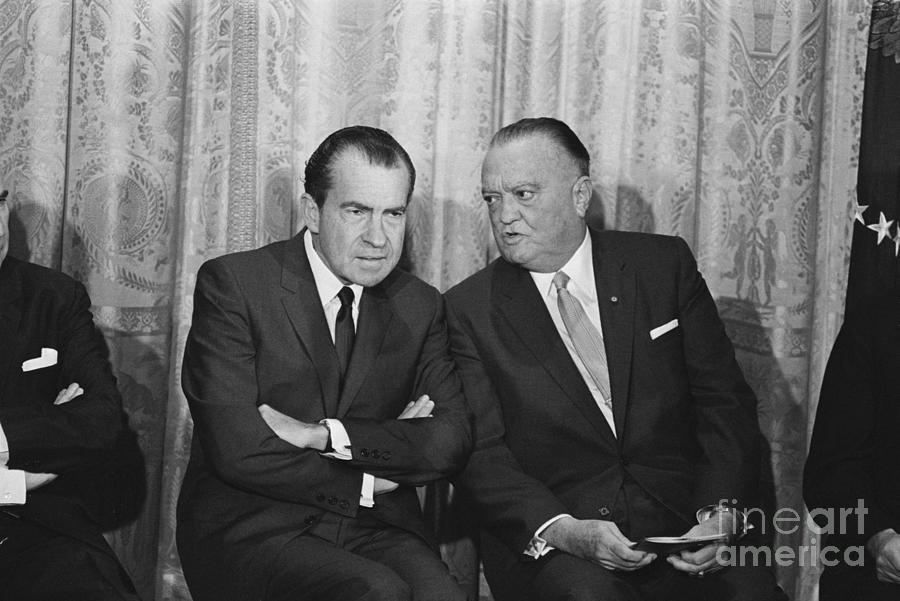 President Richard Nixon And F.b.i Photograph by Bettmann