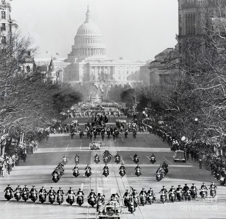 President Trumans Inauguration Parade Photograph by Bettmann
