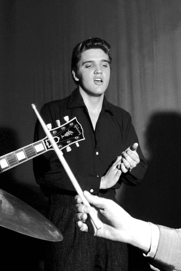 Presley Elvis On Milton Berle Photograph by Michael Ochs Archives