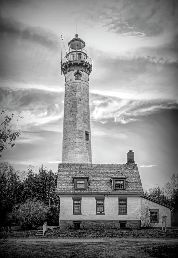 Presque Isle New Lighthouse Photograph by Allyson Schwartz
