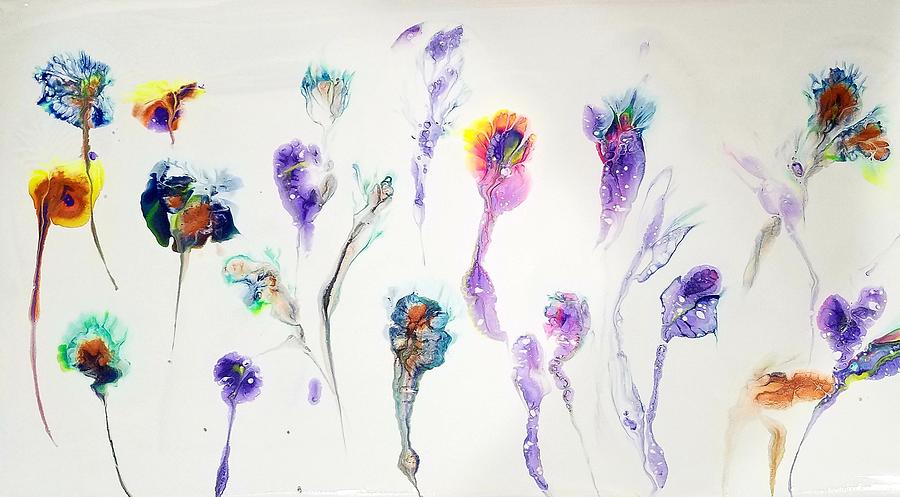 Pressed Flowers #2 Painting by Gerry Smith