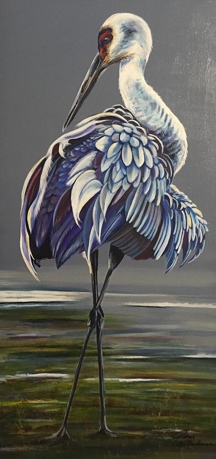Pretty Bird Painting by Pam Veitenheimer