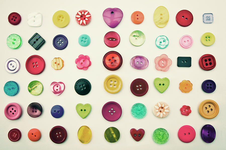 Pretty Buttons Photograph by Image By Catherine Macbride