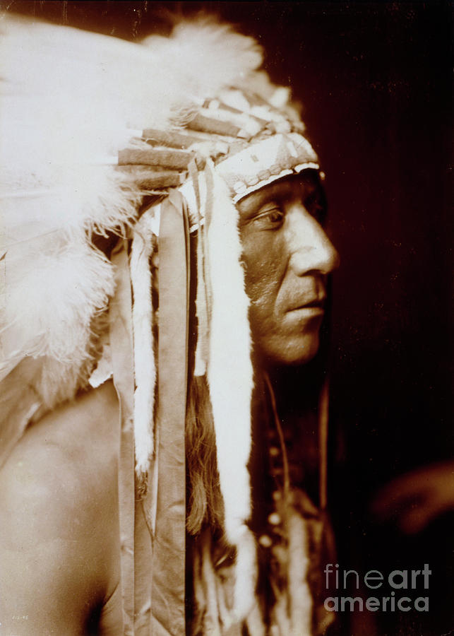 Pretty Paint By Edward S. Curtis, 1904 Photograph by Edward Sheriff Curtis