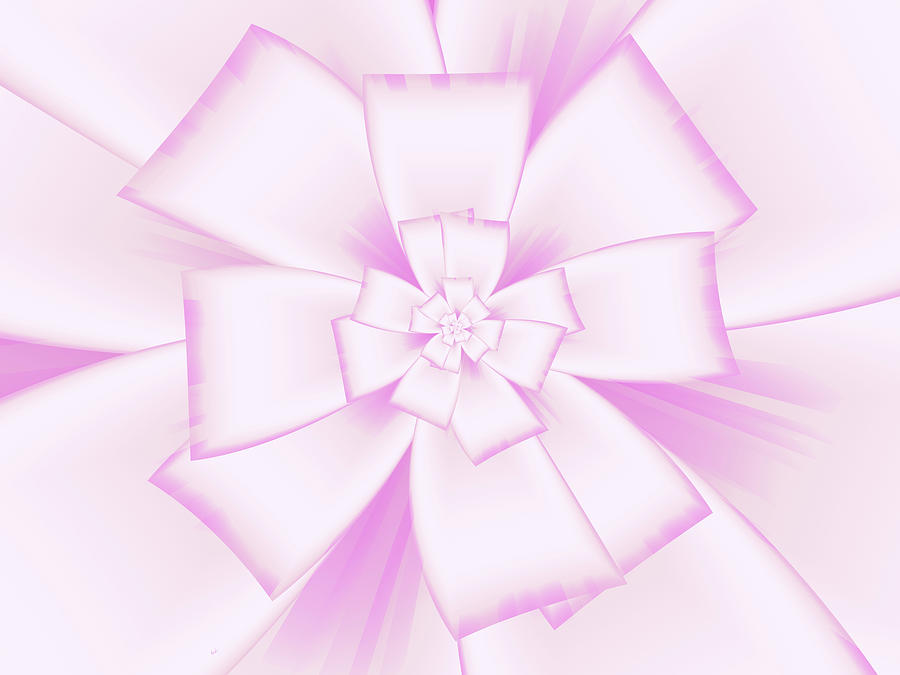 Pretty Pink Bow V Digital Art by Fractalicious - Fine Art America