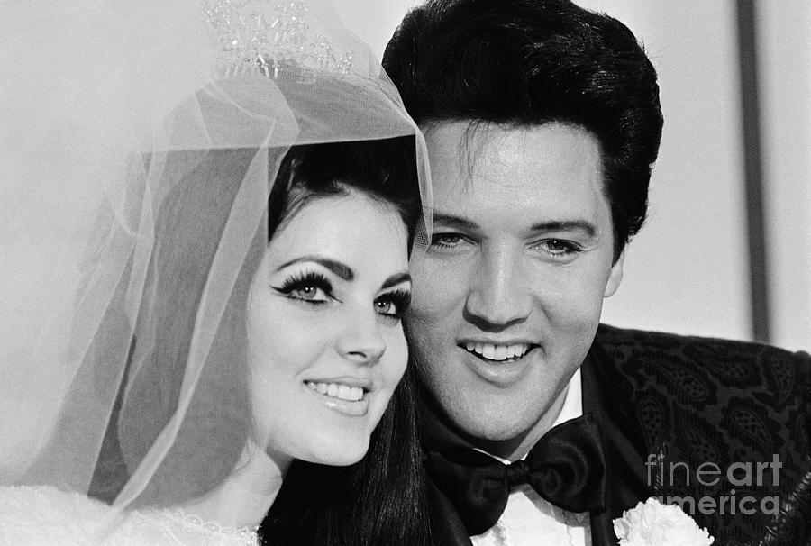 Pricilla And Elvis Presley Photograph by Bettmann