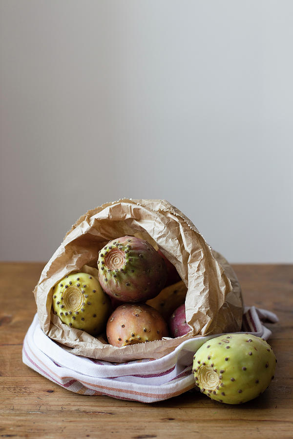 Prickly Pears In A Paper Bag Photograph by Alice Del Re