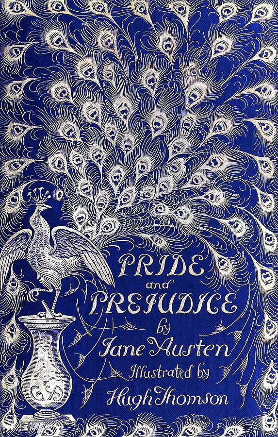 Peacock Painting - Pride and Prejudice by Hugh Thomson