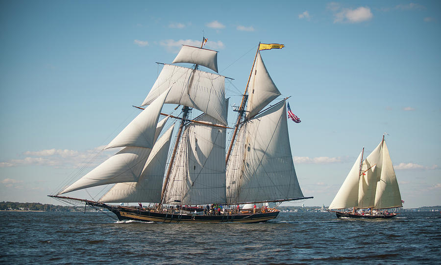 Pride of Baltimore II Photograph by Mark Duehmig