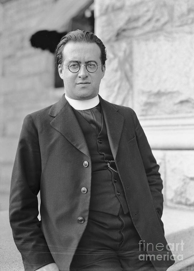 Priest And Scientist Abbe Georges Photograph by Bettmann
