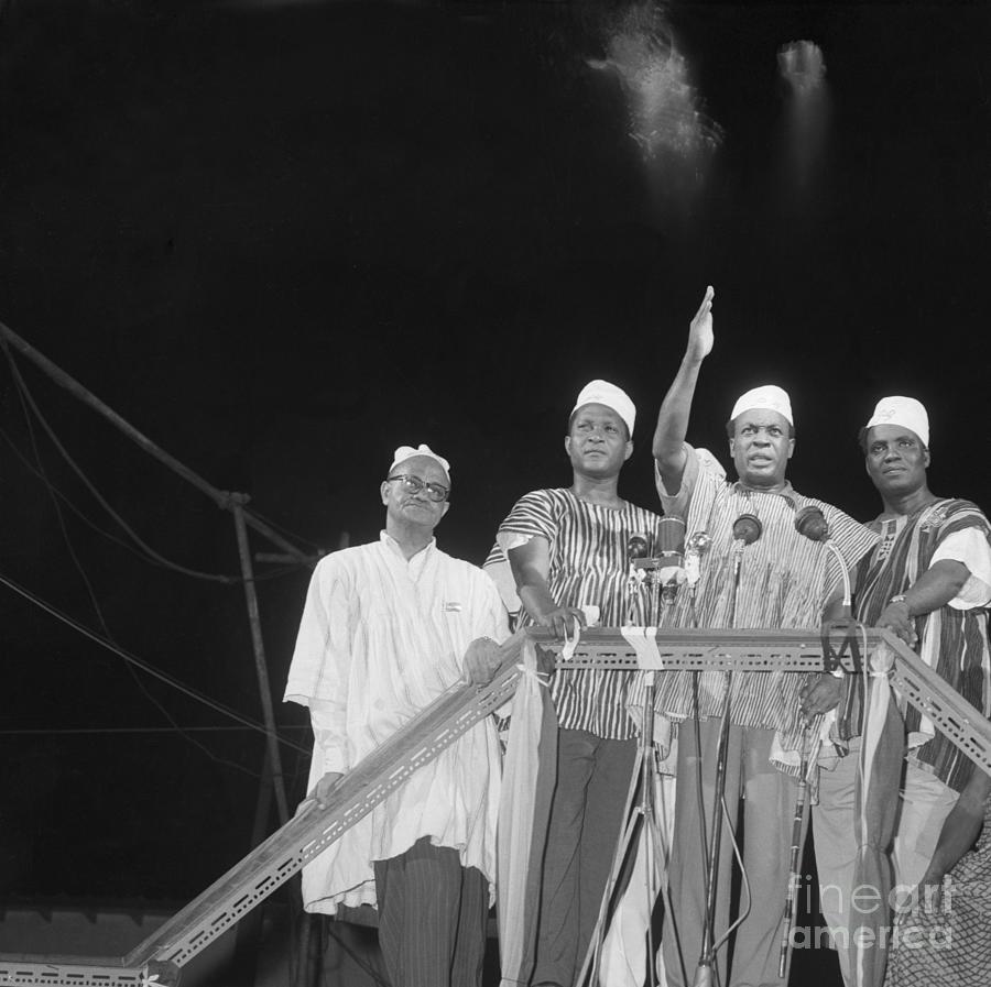 Prime Minister Nkrumah At Statehood Photograph by Bettmann