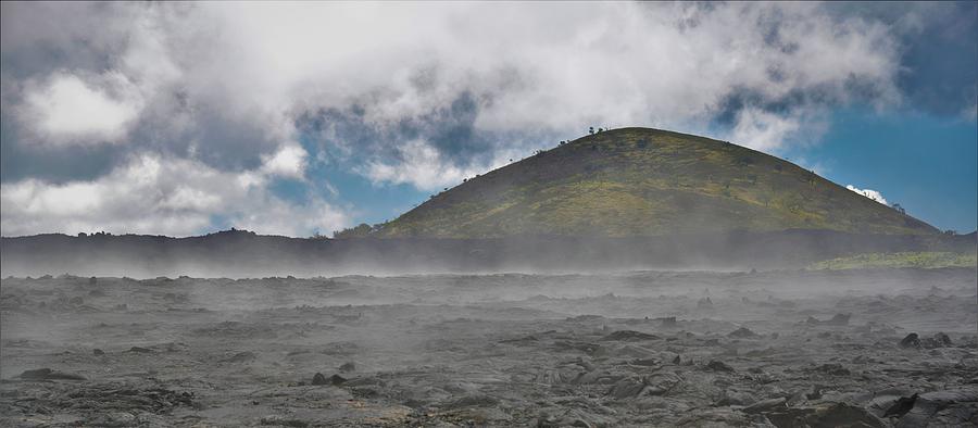 Primeval Lava Field Landscape Photograph