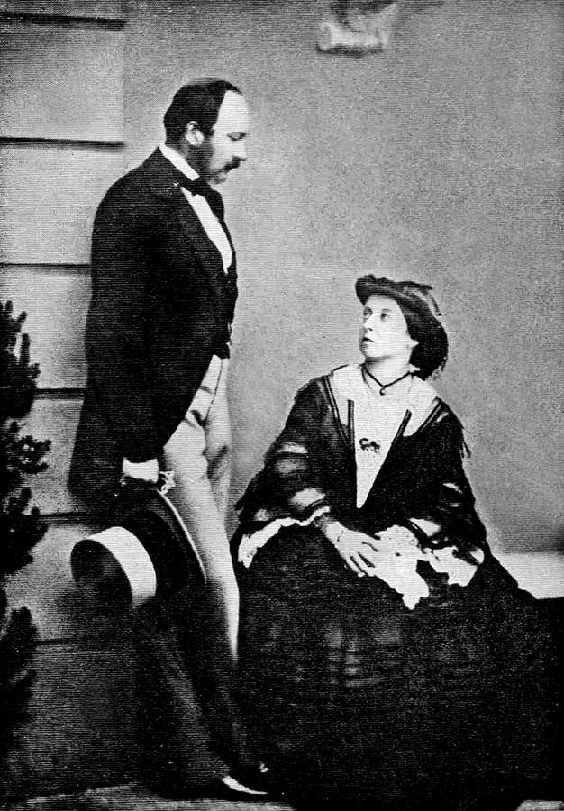 Prince Albert husband consort and Queen Victoria in 1860 Photograph by ...