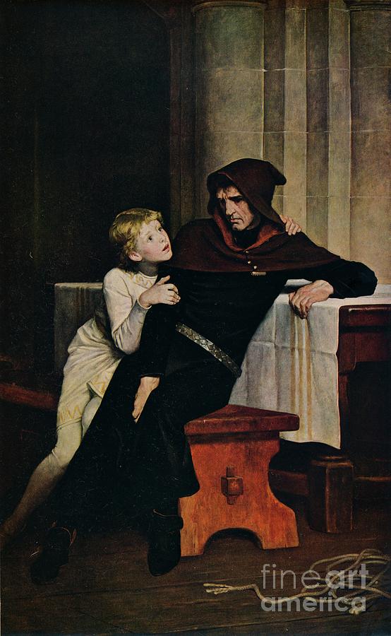 Prince Arthur And Hubert, 1882. Artist Drawing by Print Collector
