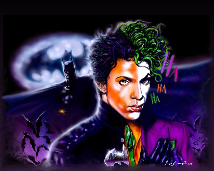 Prince  bat- dance  Mixed Media by Darryl Matthews