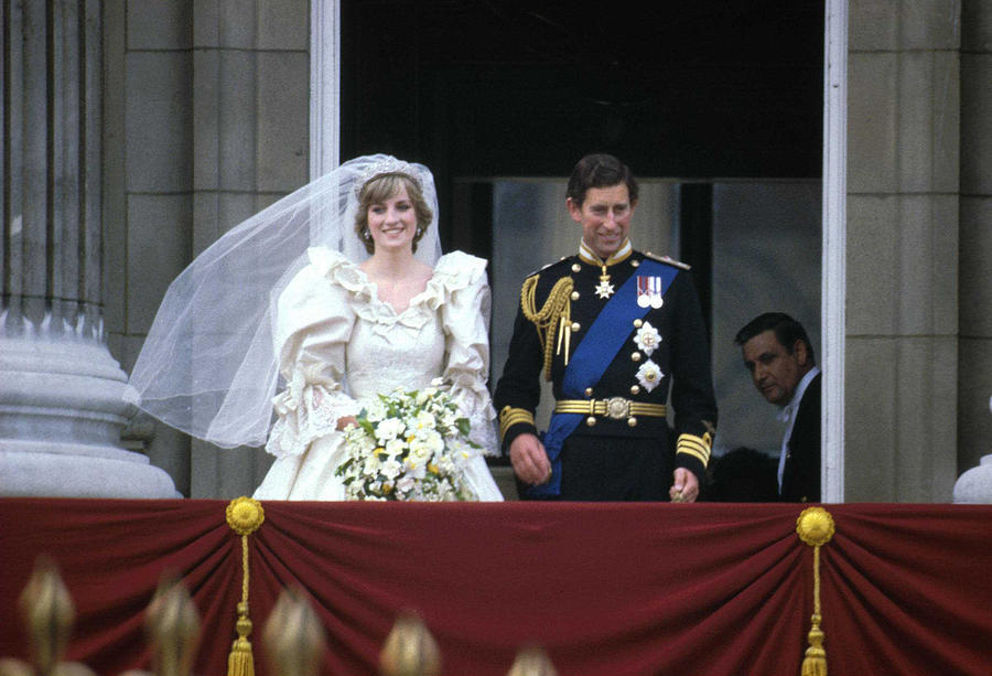 Prince Charles & Lady Diana On Wedding Photograph by Express Newspapers