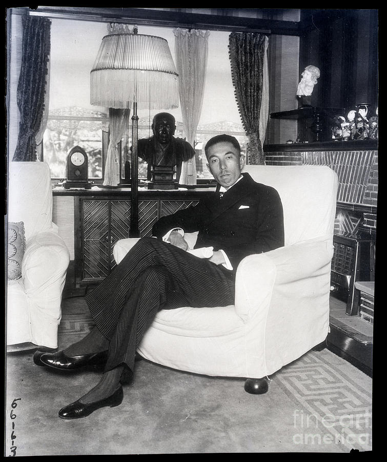 Prince Konoye Seated In An Office Photograph by Bettmann