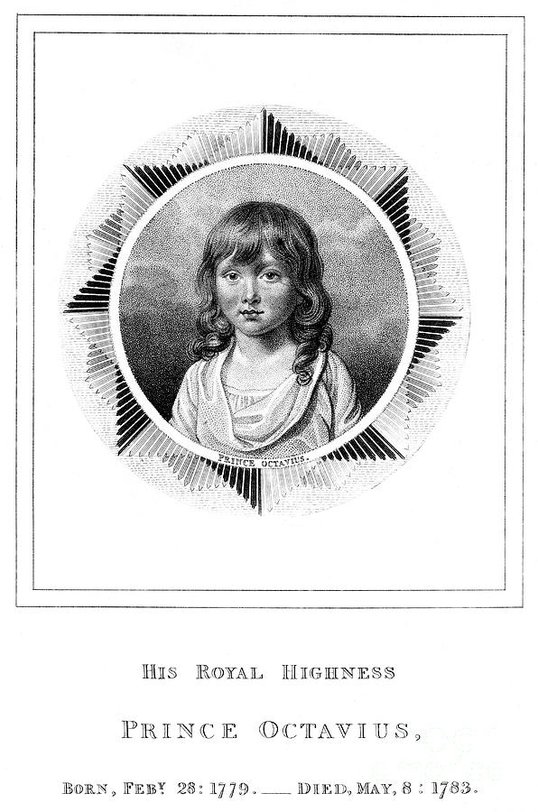 Prince Octavius, Eighth Son Of George Drawing by Print Collector