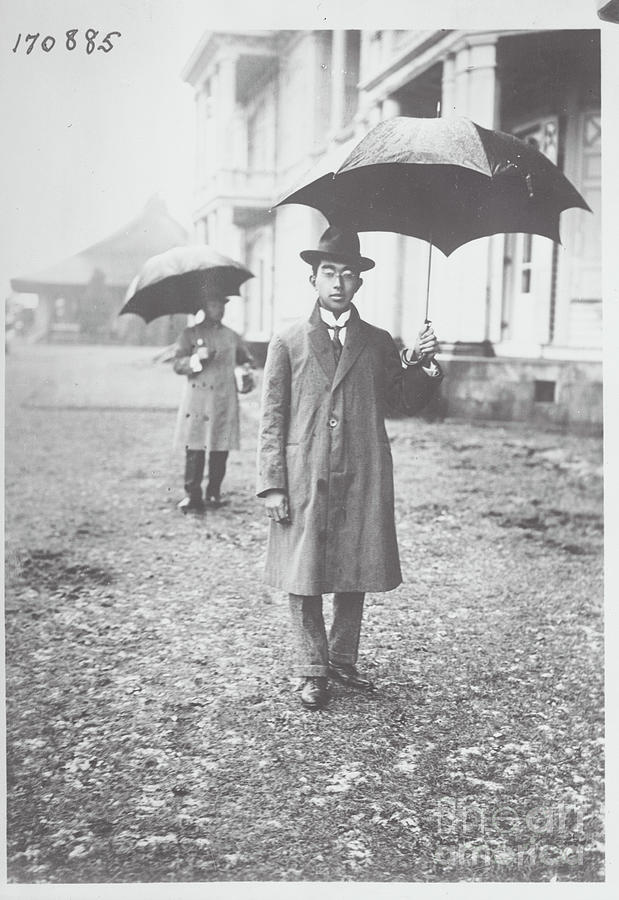 Prince Of Regent Of Japan Under Umbrella Photograph by Bettmann
