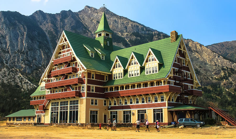 Prince of Wales Hotel in Alberta Canada Photograph by Ola Allen