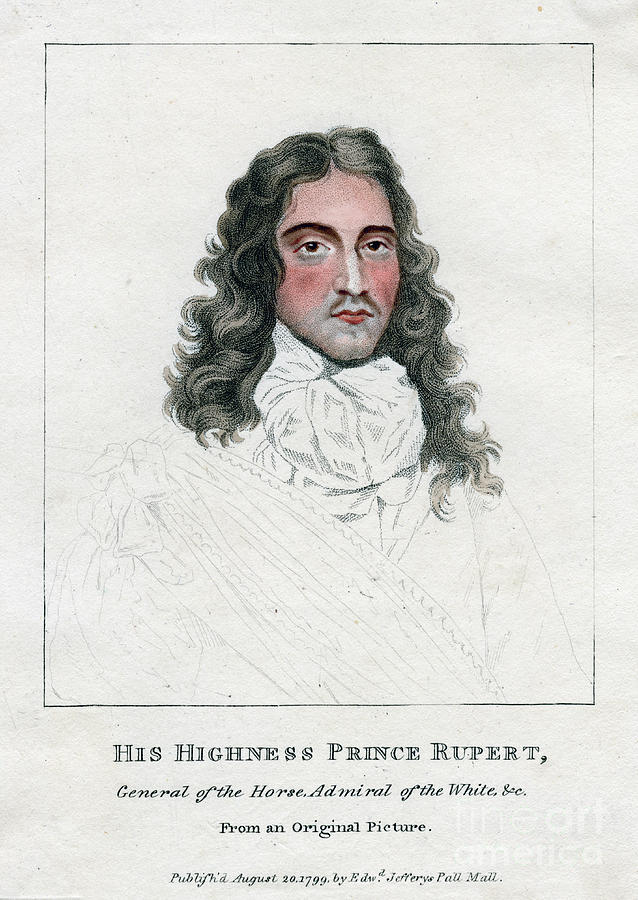 Prince Rupert Of The Rhine, Soldier Drawing by Print Collector