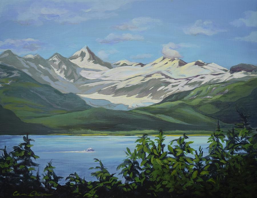 Prince William Sound in Whittier, Alaska Painting by Carmen Osborn ...