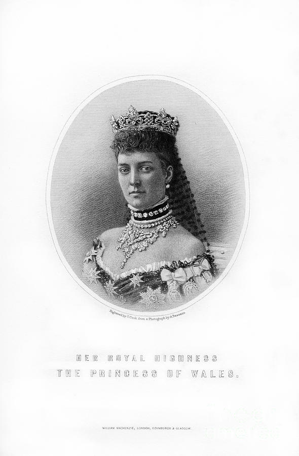 Princess Alexandra Of Denmark, Princess Drawing by Print Collector