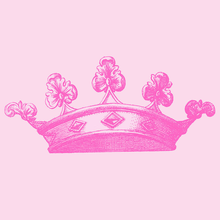 Queen Painting - Princess Crown II by Vision Studio