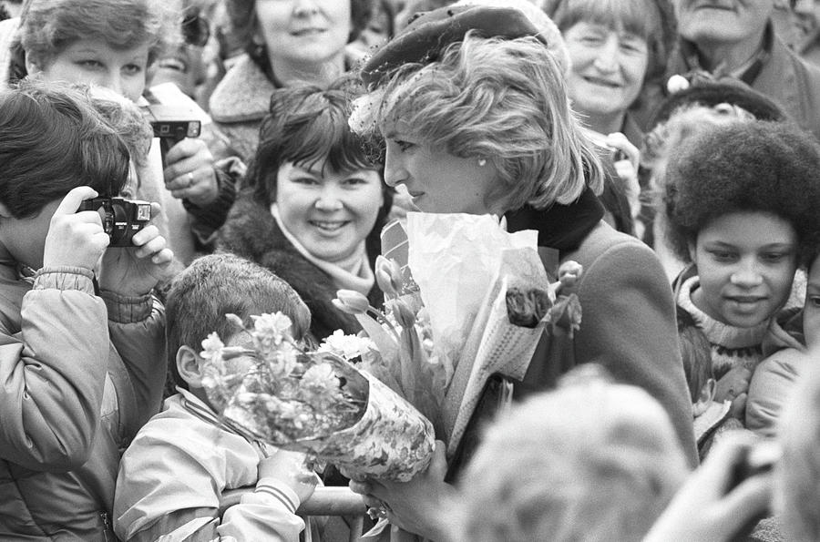 Princess Diana Walkabout Photograph by Reg Lancaster