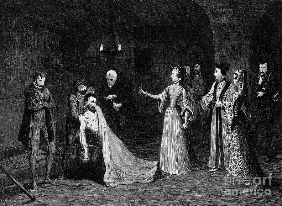 Princess Elizabeth Confronted With Sir Drawing by Print Collector