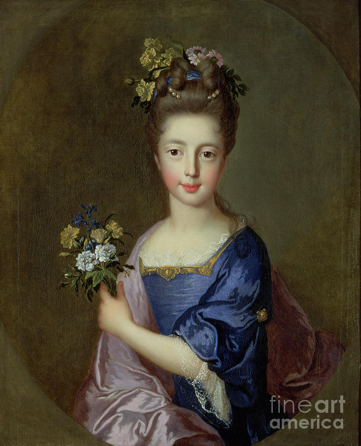 Princess Louisa Maria Stuart Painting by Francois De Troy